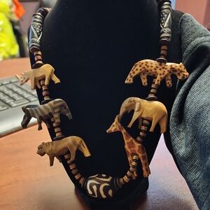 Animal Beaded Necklace